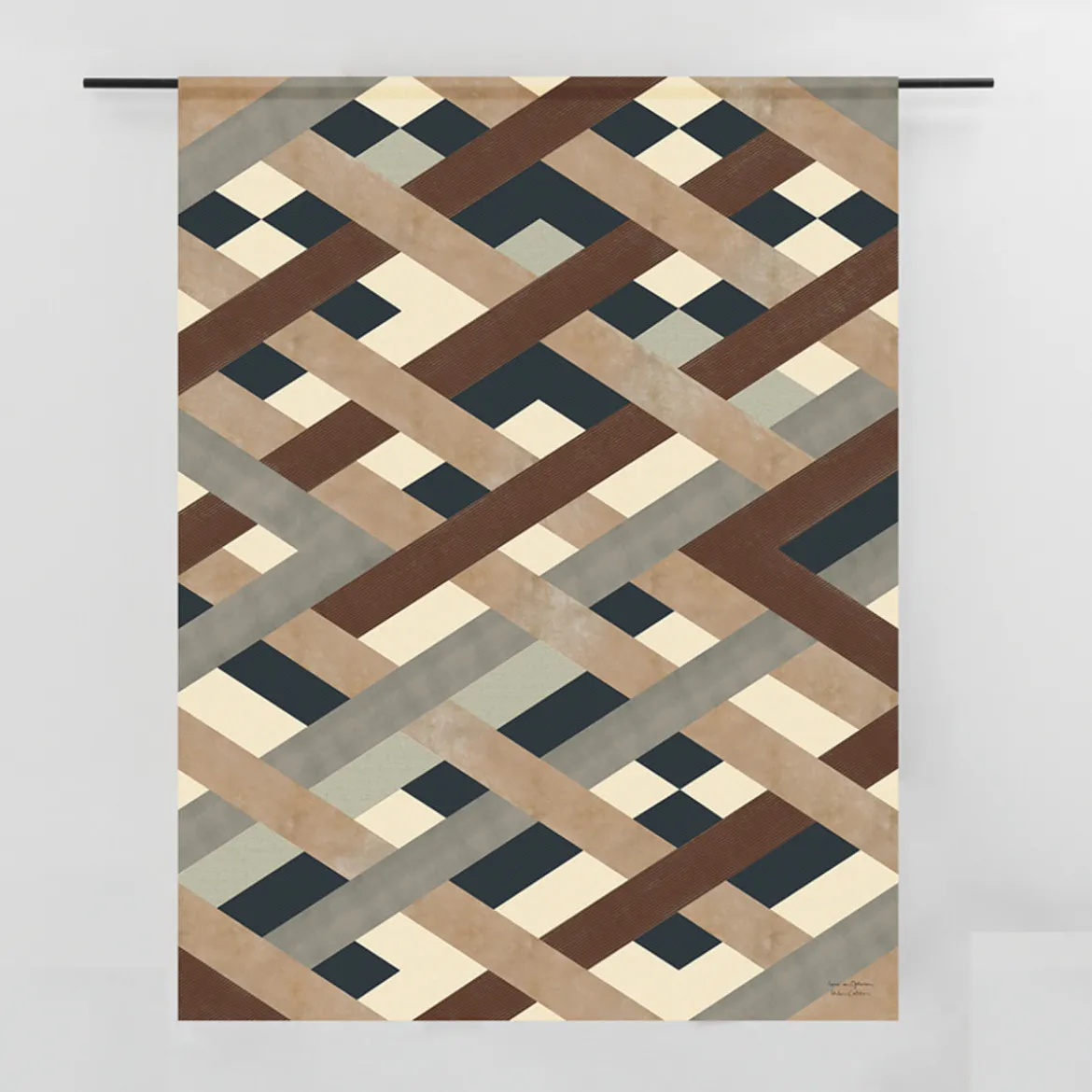 Wandkleed - Urban Cotton Timber