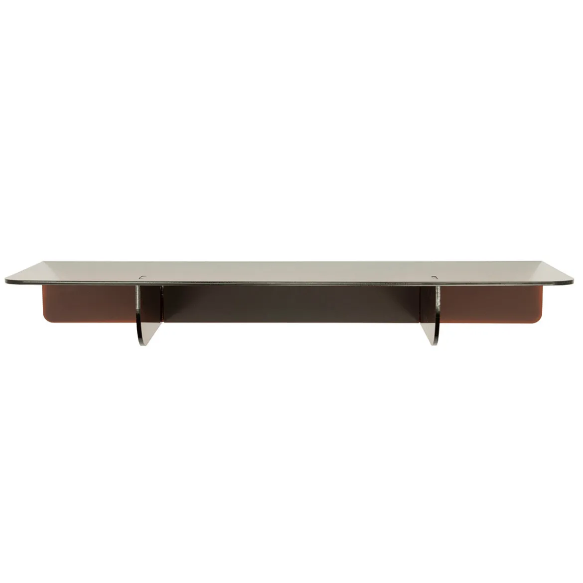 Wandplank bruin plexiglas - By-Boo Plexo