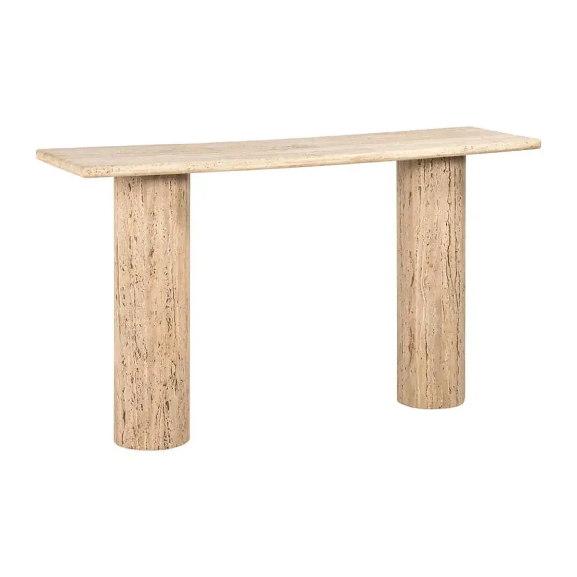 Wandtafel beige travertin marmer - Richmond Interiors Hampton