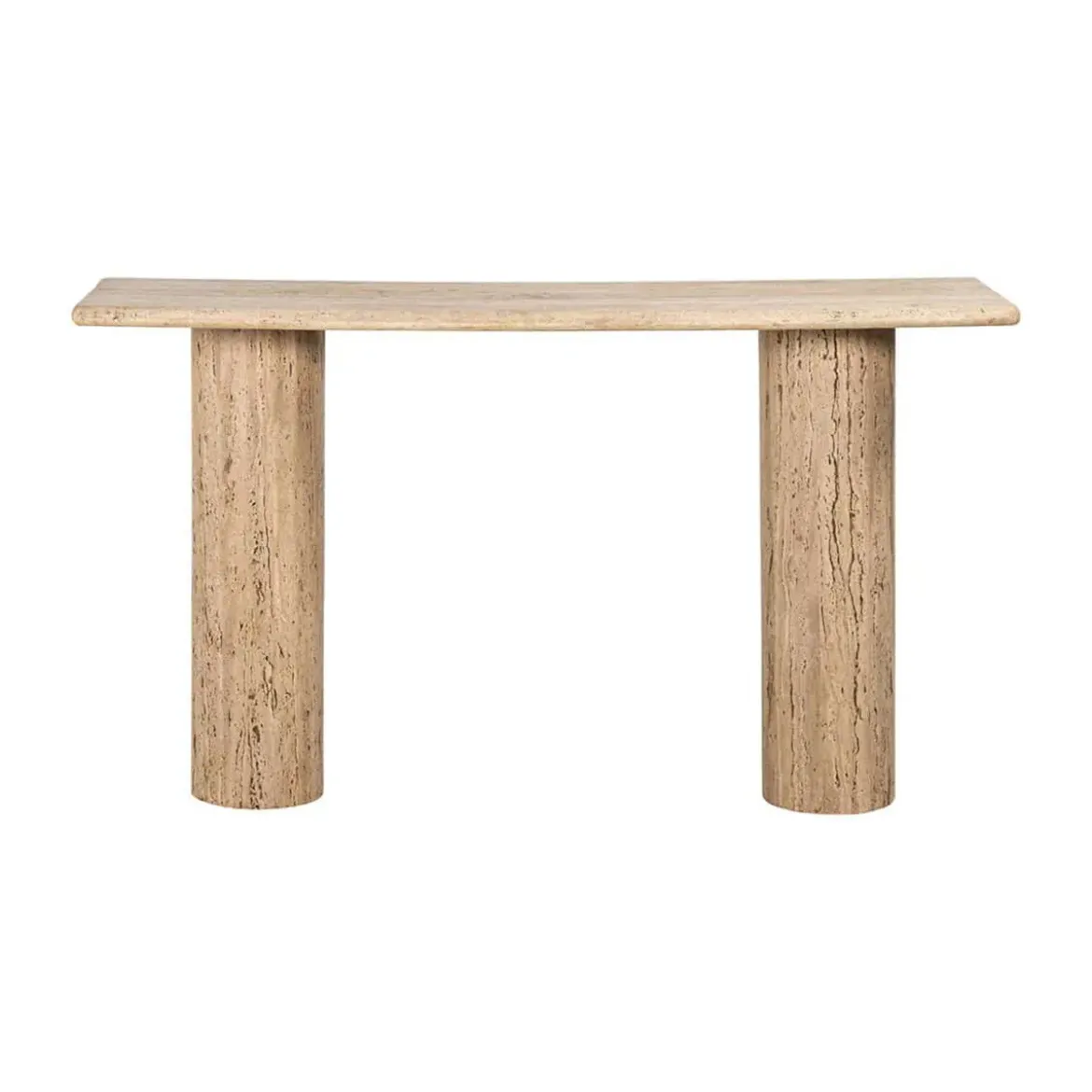 Wandtafel beige travertin marmer - Richmond Interiors Hampton