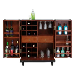 Wijnkast op wielen - Kare Design Colonial