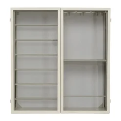 Wijnrek vitrine aan de muur - Kare Design Porto