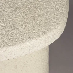 Witte bijzettafel organisch - Dutchbone Veda High