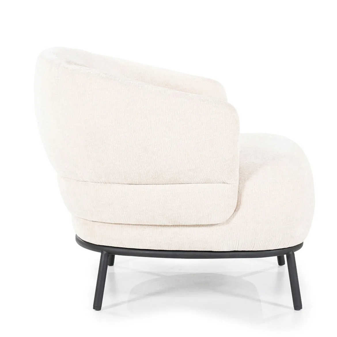 Zachte fauteuil met ronde rug - Eleonora David