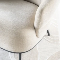 Zachte fauteuil met ronde rug - Eleonora David