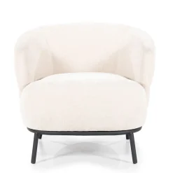 Zachte fauteuil met ronde rug - Eleonora David