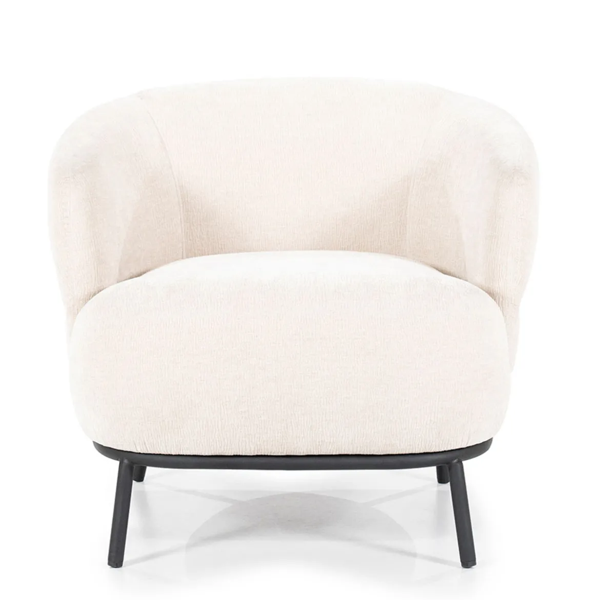 Zachte fauteuil met ronde rug - Eleonora David