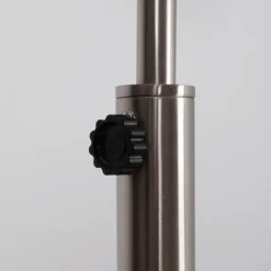 Zilveren minimalistische booglamp - Lavis Metal Bow