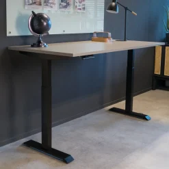 Zit sta bureau elektrisch zwart - Bodio Aspa