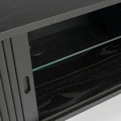 Zwart design tv-dressoir - Zuiver Barbier Black