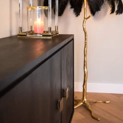 Zwart dressoir met goud - Richmond Interiors Hunter