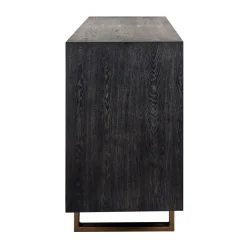 Zwart dressoir met goud - Richmond Interiors Hunter