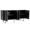 Zwart dressoir met ronde hoeken - Eleonora Remi