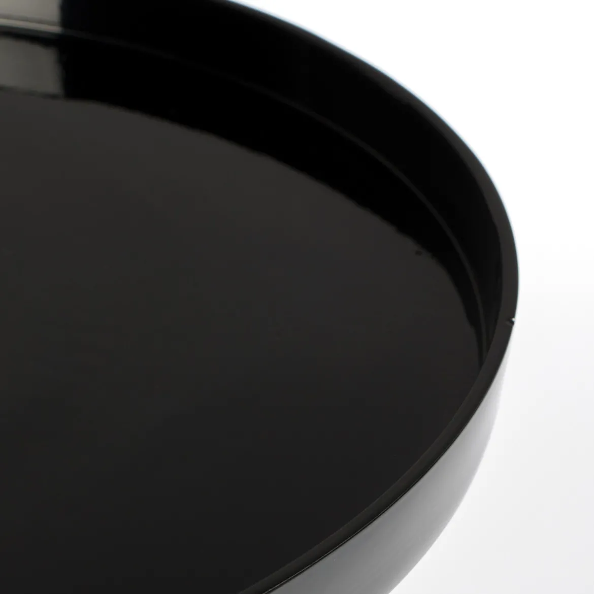 Zwarte design bijzettafel - Zuiver Shiny Bomb
