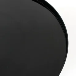 Zwarte design salontafel rond - Zuiver Shiny Bomb