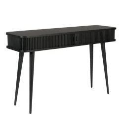Zwarte design sidetable - Zuiver Barbier Black