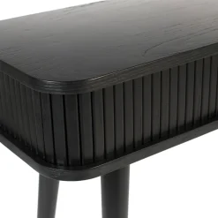 Zwarte design sidetable - Zuiver Barbier Black