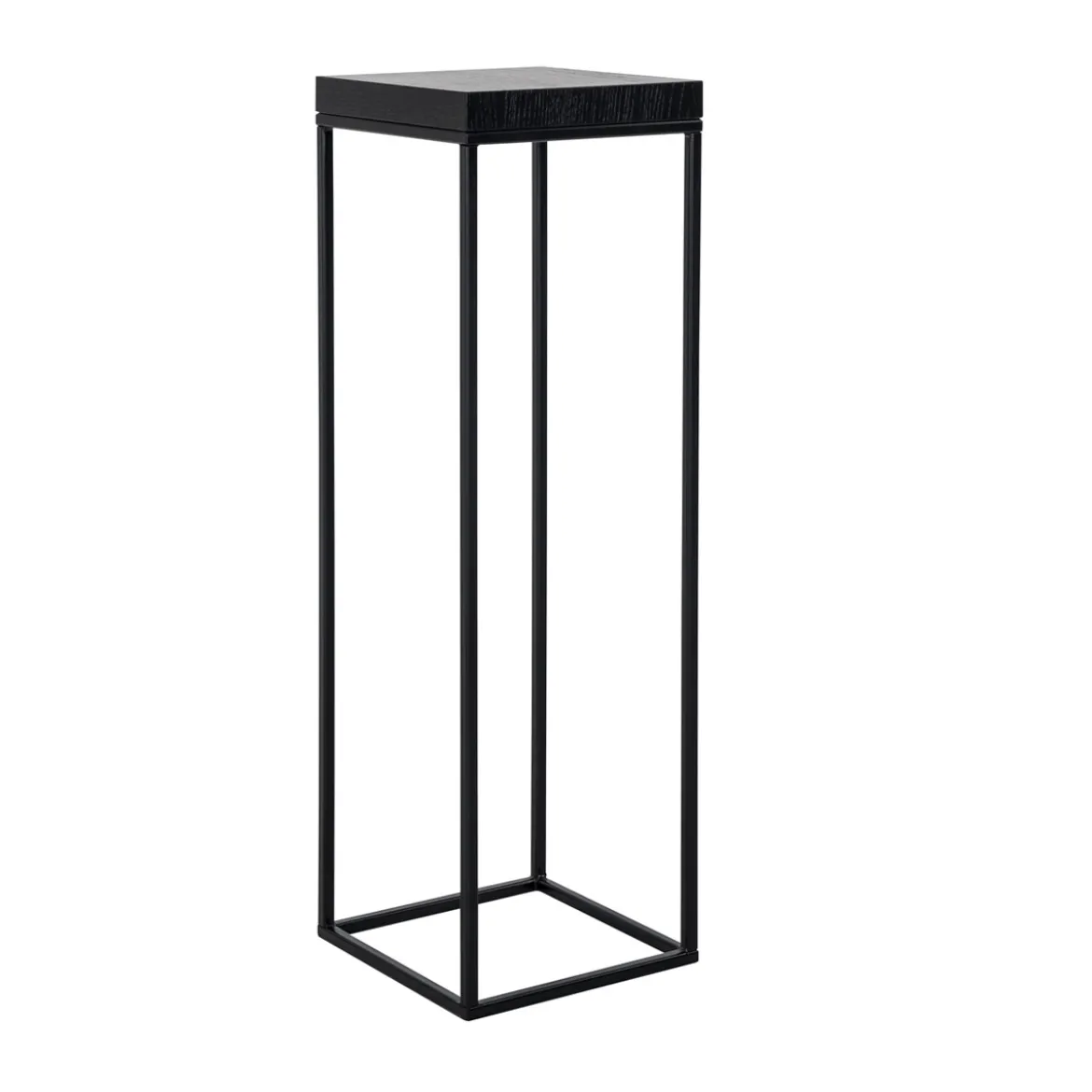 Zwarte plantenzuil eiken hout - Richmond Interiors Oakura