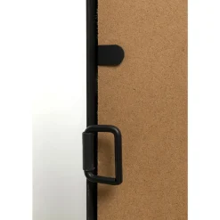 Zwarte spiegel met vakken - Kare Design Finestra