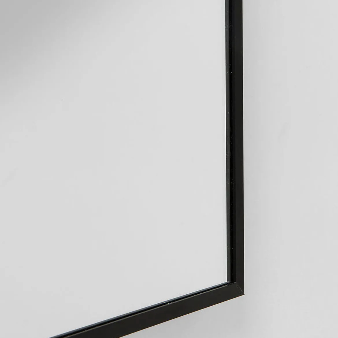Zwarte spiegel smal 130x30 cm - Kare Design Bella