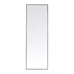 Zwarte spiegel smal 130x30 cm - Kare Design Bella