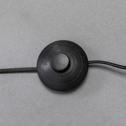 Zwarte vloerlamp met kruisvoet - Kare Design Timon