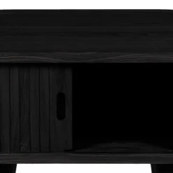 Zwart retro nachtkastje - Zuiver Barbier Black