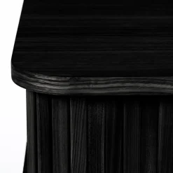 Zwart retro nachtkastje - Zuiver Barbier Black