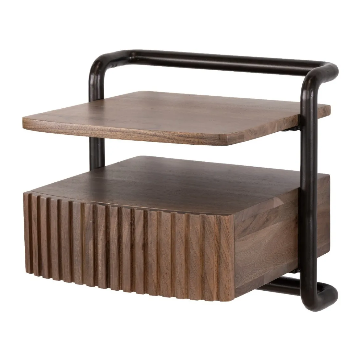Zwevend nachtkastje acacia - Giani Linea