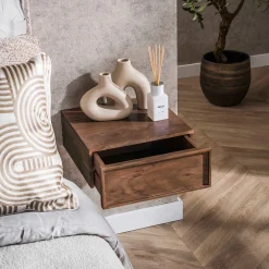 Zwevend nachtkastje met lade - Giani Carve